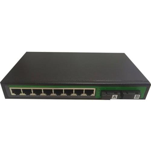 1 Optical 8 electricity Gigabit POE Fiber Optical Transceiver 8-port gigabit POE transceiver 2 Optical 8 electricity Gigabit