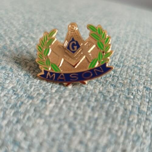 10PCS Masonic Hat Lapel Pin