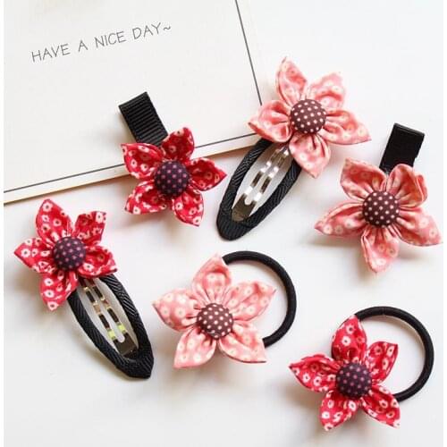 2018 Cute Flower Hairpin Barrette Girls Kids Hair Clips Accessories For Children Hairclip Hait Ties Headdress Headwear Hairgrips