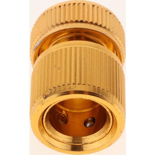 4Pcs Pressure Washer Hose Adaptor Brass Plug Connection Quick Connect For Garden Hose - 1/2'' Female