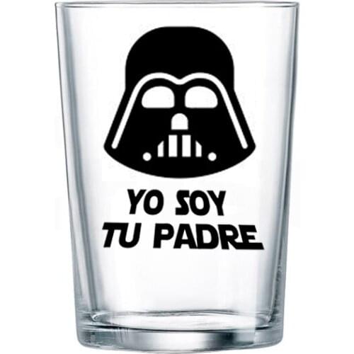 5 pcs of vinyl to decorate glasses and cups in Black "Be happy"