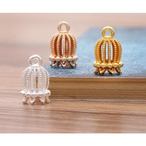 50 pcs/lot 10X16MM Crown DIY Jewelry Accessories Hairpin Jewelry Pendant Charm for DIY earrings Necklace Accessoriess