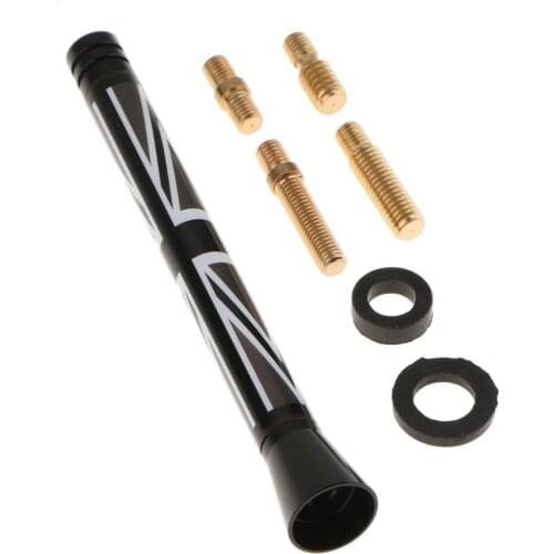 England Flag Carbon Fiber Radio Screw-on Antenna Aerial for Mini Cooper BMW