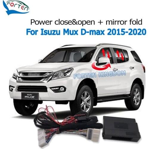 Car Side Rear View Mirror Folding And Auto Window Closer Open Kit For Isuzu Mux Mu-x D-max Dmax 2015-2020 RHD + Plug and play