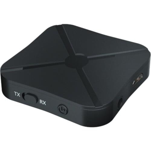 Bluetooth 5.0 Audio Receiver Transmitter 3.5mm AUX Jack RCA USB Dongle Stereo Wireless Adapter with Mic For TV PC Headphone