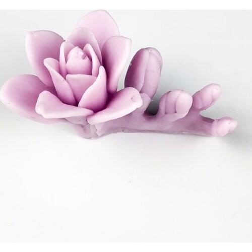 HC0301 PRZY Peony Bouquet Flower Mold Silicone Mold Decoration Plant Molds Flowers Peony Rose Soap Candle Moulds Bouquet