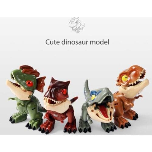 Tyrannosaurus Raptor Deformation Mecha Dinosaur Toy Childrens Educational Building Block Toy Leisure Educational Toys