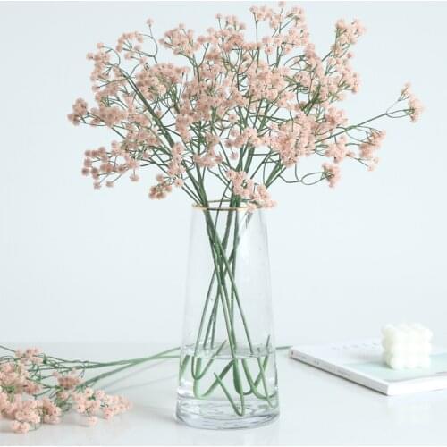 Artificial Baby Breath Flower White Gypsophila Diy Flower Arrangement Accessories Party Home Decoration Fake Wedding Flowers