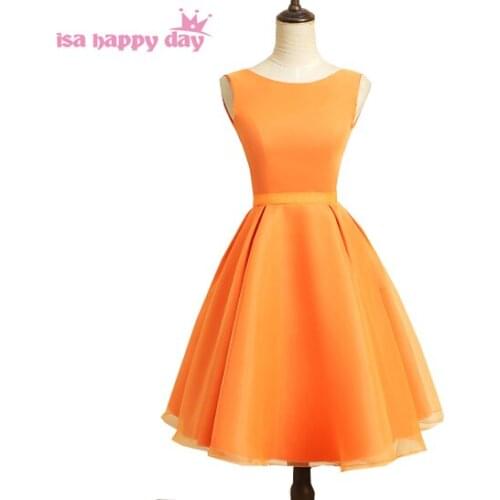 Beautiful formal sexy orange fashion elegant lace up teen prom dresses party 2020 corset ball gown made in china H4120