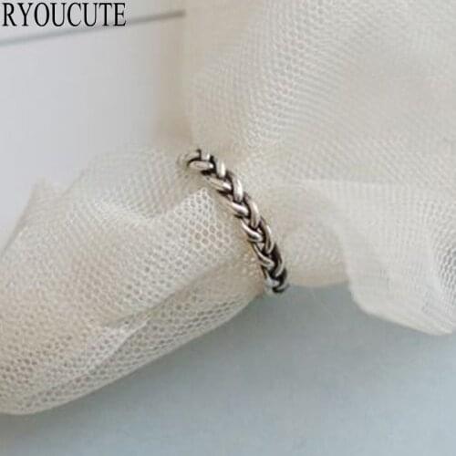 Exaggerated Personality Vintage Silver Color Rings for Women Adjustable Size Rings Fashion Wedding Jewelry