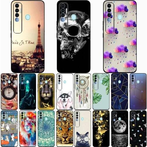 For Tecno Spark 7 Case Fashion Silicone Soft TPU Cute Back Cases for Tecno Spark 7 Pro Phone Cover Funda Coque