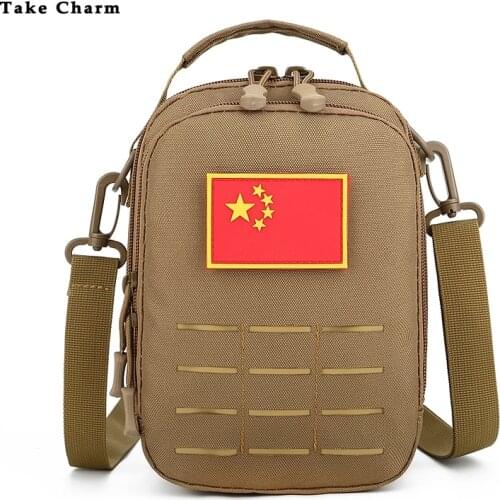 Men outdoor chest bag 2020 new casual sports Durable canvas small square bag tactical riding bag shoulder bag messenger bag male