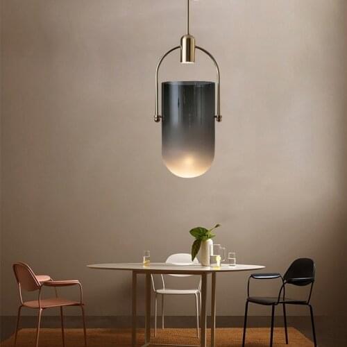 Nordic Designer led Pendant Lamp Simple Single Head home deco Glass Pendant Lights Restaurant dining room kitchen hanging lamps