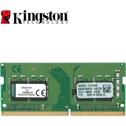 Kingston Memory RAM DDR4 4G 2400MHZ PC4-19200S CL15 260Pin 4GB for Laptop RAM