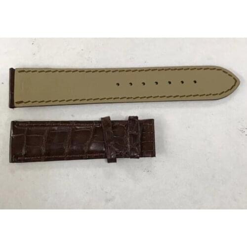 Genuine crocodile watch with black/brown leather strap MOST Made by hand
