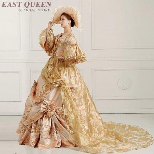 18th century dress festival ladies elegant mid century modern cosplay dress FF1032