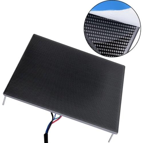 3D Printer Heated bed Crystal Lattice Glass Surface 220x220mm 310x310mm Hot Bulid Plate Sticker for Ender-3 MK2 Aluminum MK3 MK2