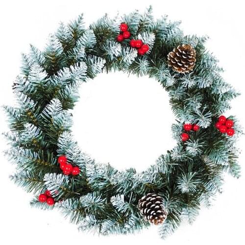 10/20pcs Christmas Wreath Material DIY Artificial Plants Pine Needle Snowflake Wedding Decorative Flowers Home Decor Accessories