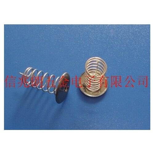Touch buffer spring ( for PCB) with O.D. 9mm metal plate