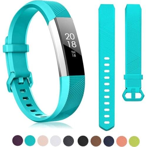 Silicone Watch Band For Fitbit Alta HR Watch Strap Band Correa Adjustable Fitness Tracker Replacement Bracelet 14 Colors