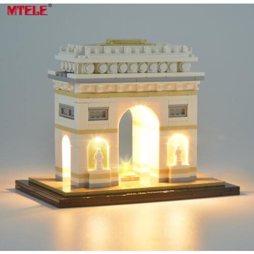 MTELE Led Light Kit For 21036 Architecture Arc De Triomphe , (NOT Include The Model)