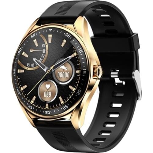 E16 Fitness Smart Watch Men Sports SmartWatch Round Touch Screen Bluetooth Call Wristwatch Music Play For IOS And Android