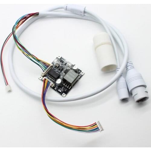 Smart POE splitter Power Over Ethernet regulator module board input DC48V / output DC12V 2A IEEE802.3af/at + POE cable