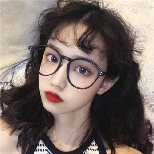 Vintage Glasses For Women Flat Mirror Eyeglasses Optical Glasses Anti-blue Light Computer Eyeglasses Simple Flat Glasses A0043