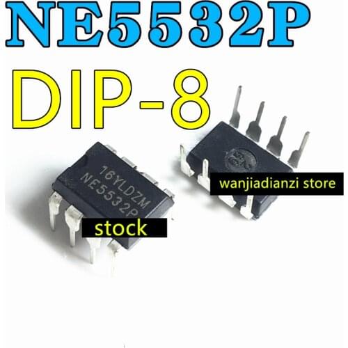 NEW NE5532 NE5532P Pitch frequency op-amp/low noise performance DIP8 Frequency low noise operational amplifier and high perfor