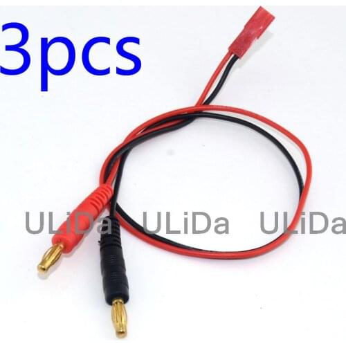 3PCS XT-60 Male Charging Connector to 4mm Banana Plug Cable for Rc Lipo Battery Helicopter Quadcopter Multirotor