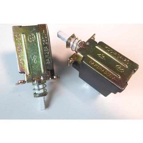 5Pcs 8A 250V AC DPST 4 Pins Push Button Power Switch KDC-A04-2S