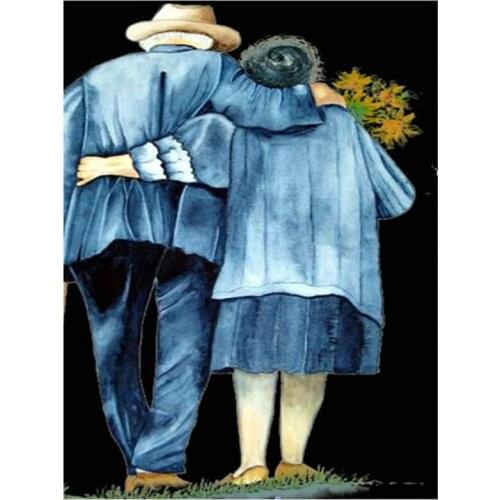 5d diy diamond painting old couple back cover full square diamond embroidery life love full round mosaic home decor kit
