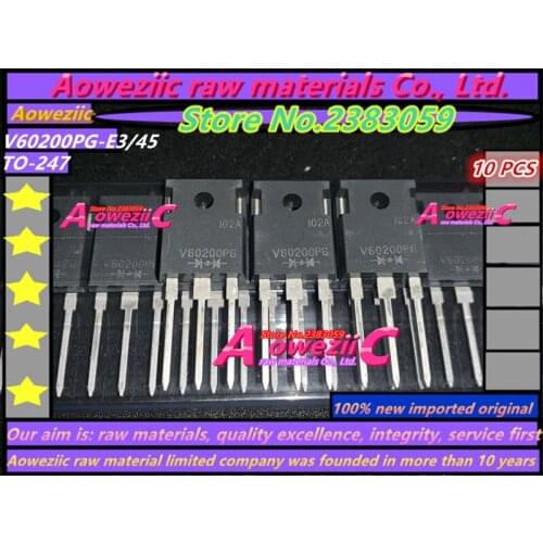 Aoweziic 100% new imported original V60200PG-E3/45 V60200PG TO-247 Schottky rectifier 200V 60A
