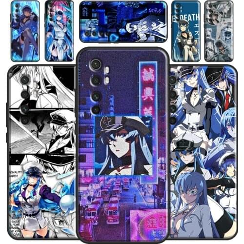 Esdeath Akame Ga Kill Case For Xiaomi Mi 11 Lite Ultra 9 10 9T 10T Pro A3 POCO F3 F1 F2 M3 X3 Pro Bumper Cover