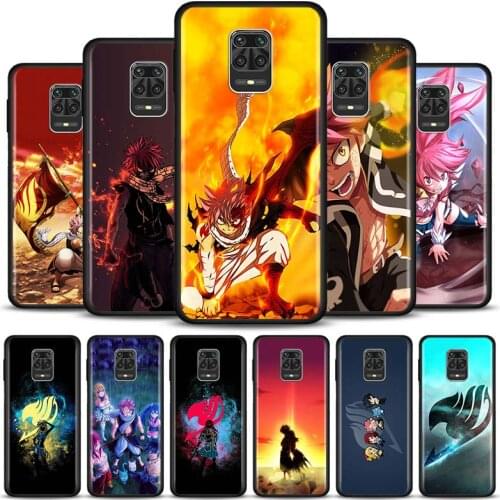 Anime Manga Fairy Tail Case For Xiaomi Redmi Note 10 Pro Max 9 8 7 Silicon Cover For Redmi K40 Pro Plus 9 Power 9A 9C 9T Shell