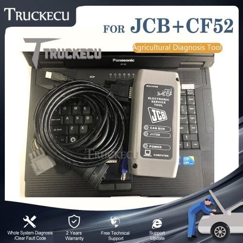 For JCB Service Master for JCB diagnostic scanner tool+TOUGHBOOK CF52 laptop for jcb Data Link Adapter for JCB ServiceMaster4