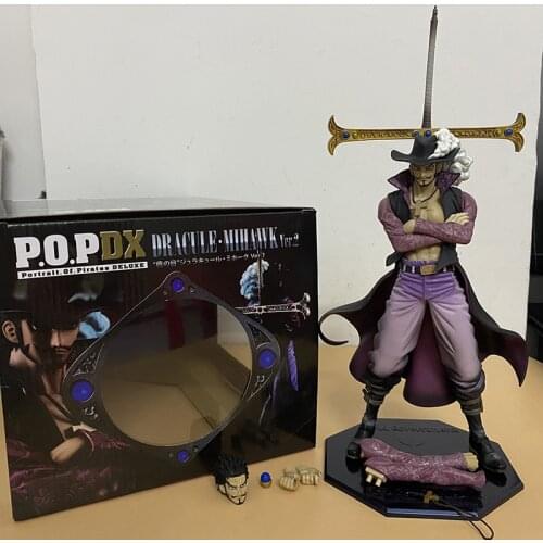 One Piece Mihawk Dracule Action Figure Japanese Anime Figuarts Model Toys