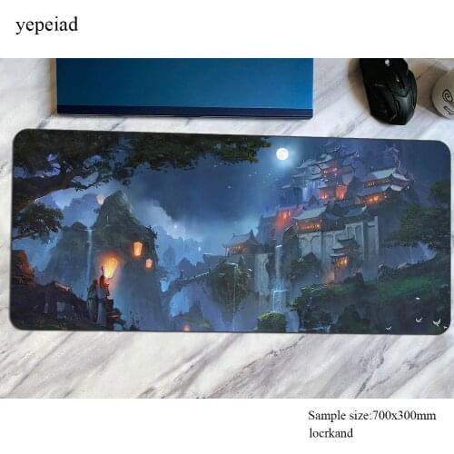 Castle Fantasy mouse pad 70x30cm mats Computer mouse mat gaming accessories gamers cheapest mousepad keyboard games pc gamer