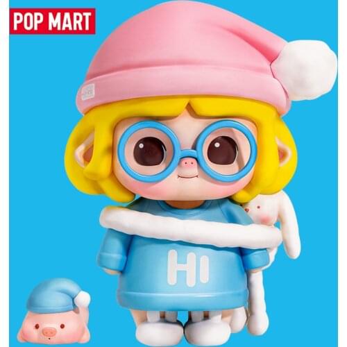 POP MART MINICO Goodnight Figurine Doll Binary Action Figure Birthday Gift Kid Toy Free Shipping