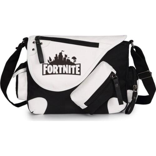 Fortnite Messenger Bag PU Leather Men Games Shoulder Bags Teenagers Laptop Crossbody Casual Bag Travel Satchel