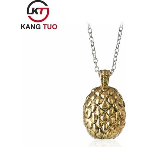 Hot Sale Movie Dragon Egg Pendant Necklace Men Jewelry Wholesale&Retail