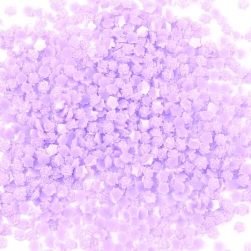 1000Pcs Resin Purple Rose Decoration Crafts Kawaii Cute Flatback Cabochon Embellishments For Scrapbooking DIY Accessories