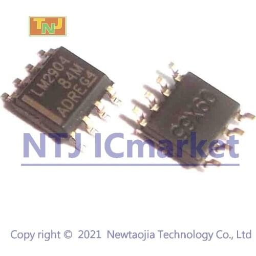 100 PCS LM2904DR SOP-8 LM2904D LM2904 2904 Dual Operational Amplifiers Chip IC