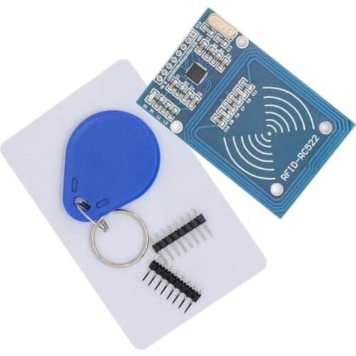 5pcs/lot MFRC-522 RC522 RFID RF IC Card Sensor Module Send S50 Fudan Card RF Module with Keychain for Arduino
