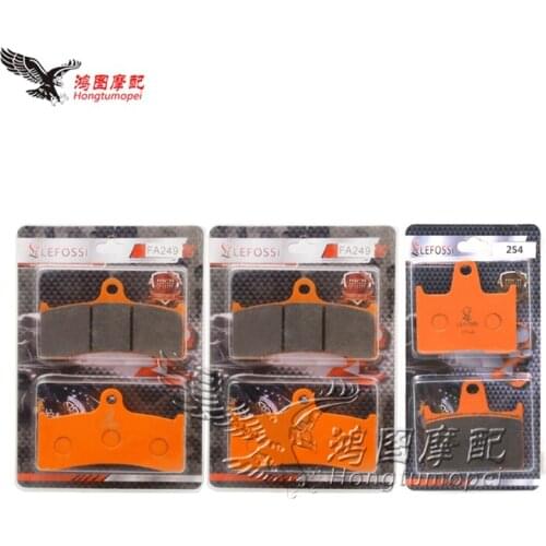 Motorcycle Front / Rear Brake Pads For Kawasaki ZX7RR ZX7-RR ZX750 N 1996 1997 1998 1999