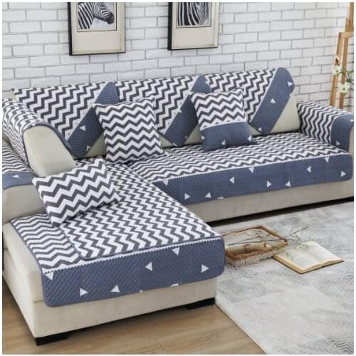 100%cotton Sofa Cover Set Sectional Slip Cover Sofas Modern Magical Sofa-cover Corner Towel Fabric Double Towel Sofa 90*90 Towel