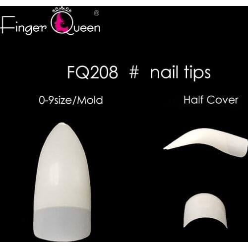 Finger Queen Eagle false nails100Pcs+Box Ultra-Thin Eagle Claw False Nail Tips Clear White Natural Tip Acrylic