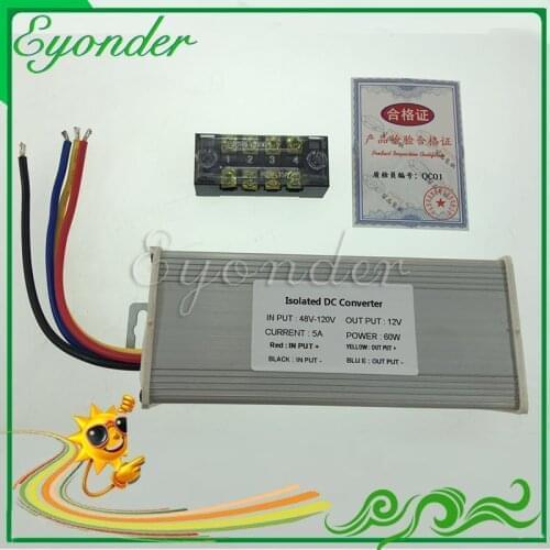 Eyonder Non-isolated power supply 48v 56v 60v 65v 72v 80v 100v 110v dc dc converter step down 96v to 12v 10a 120w buck module