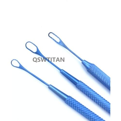 Titanium loops ophthalmic lens eye lens loop eye surgical instrument