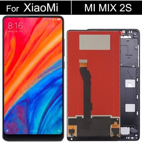 Original For 5.99 Xiaomi Mi Mix 2S LCD Display 10 Touch Screen Panel XiaoMI Mix2S LCD Digitizer Assembly Replacement Repair Part